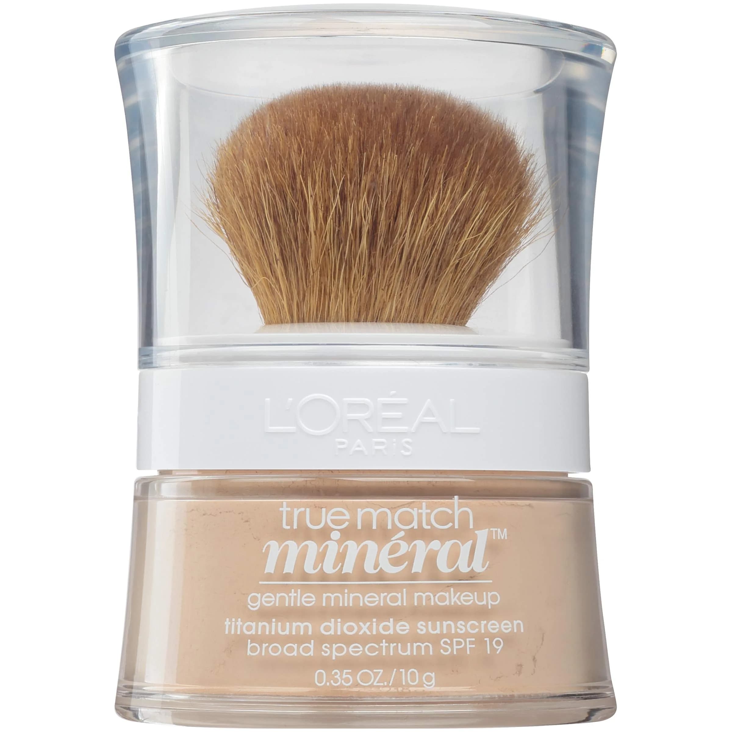 L'Oreal Paris True Match Mineral Loose Powder Foundation Light Ivory 0.35 oz (9.9 g) | SPF 19 Natural Finish - main product image