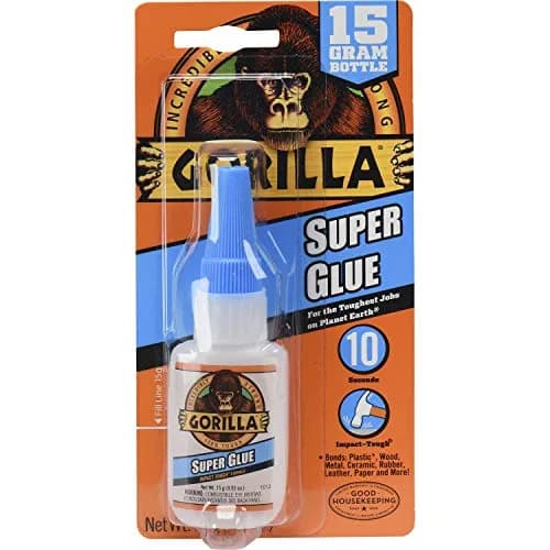 Gorilla Super Glue Clear Bonding Adhesive 15g (0.51 Fl Oz) - Pack of 24 | Impact-Tough Formula for Instant Repairs