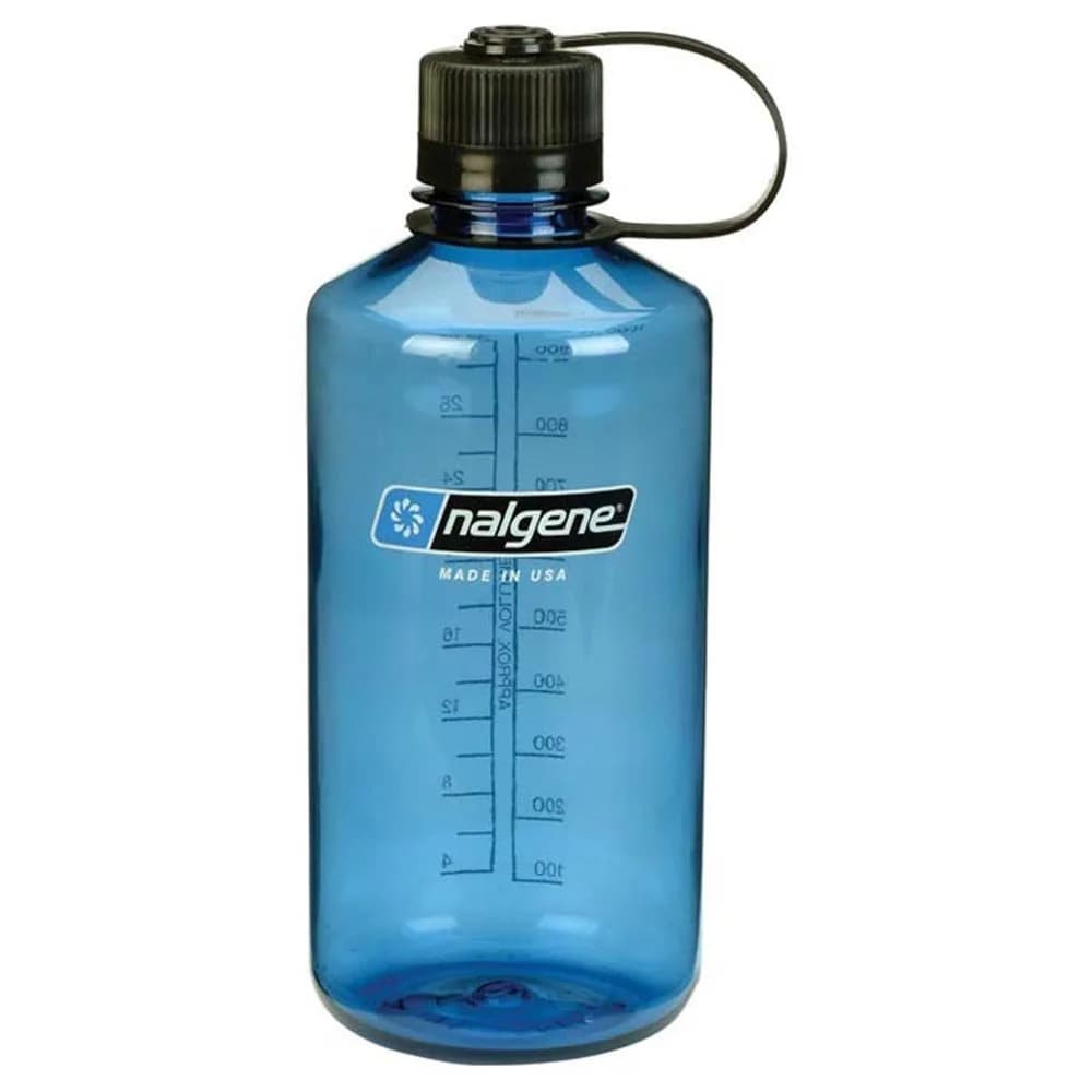 Nalgene Tritan Narrow Mouth BPA-Free Water Bottle, Slate Blue, 32 oz | Leak-proof, Impact-Resistant, Easy to Clean - main product image