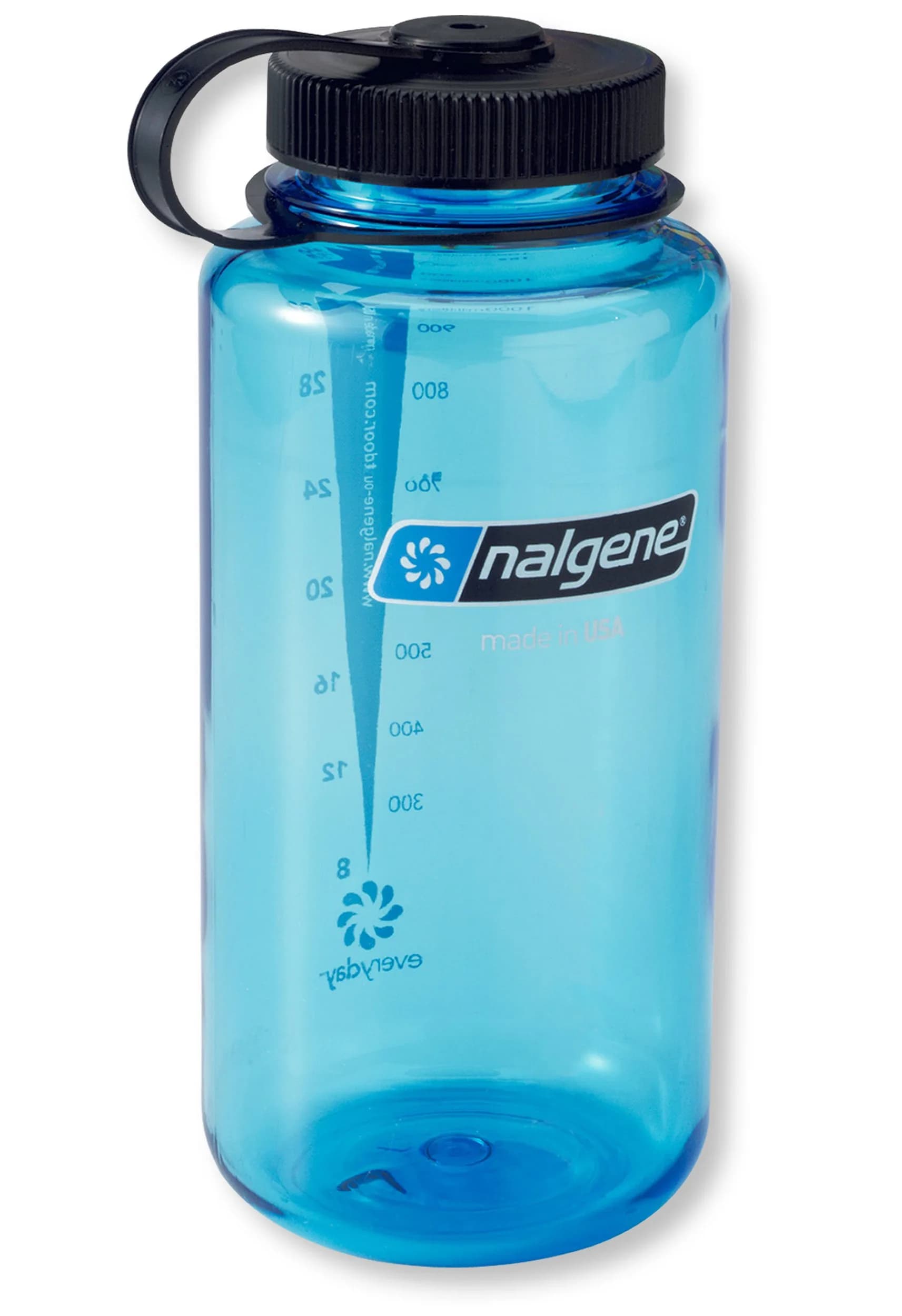 Nalgene Wide Mouth Water Bottle, Blue, 1 L (32 oz) | Durable & Leak-Proof for Everyday Adventures - main product image