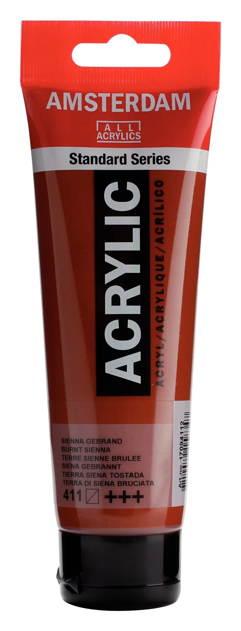 Amsterdam Royal Talens Standard Series Acrylic Paint 120ml (4.06 Fl Oz) Burnt Sienna | Artist Grade, Lightfast & Alkali Resistant - main product image