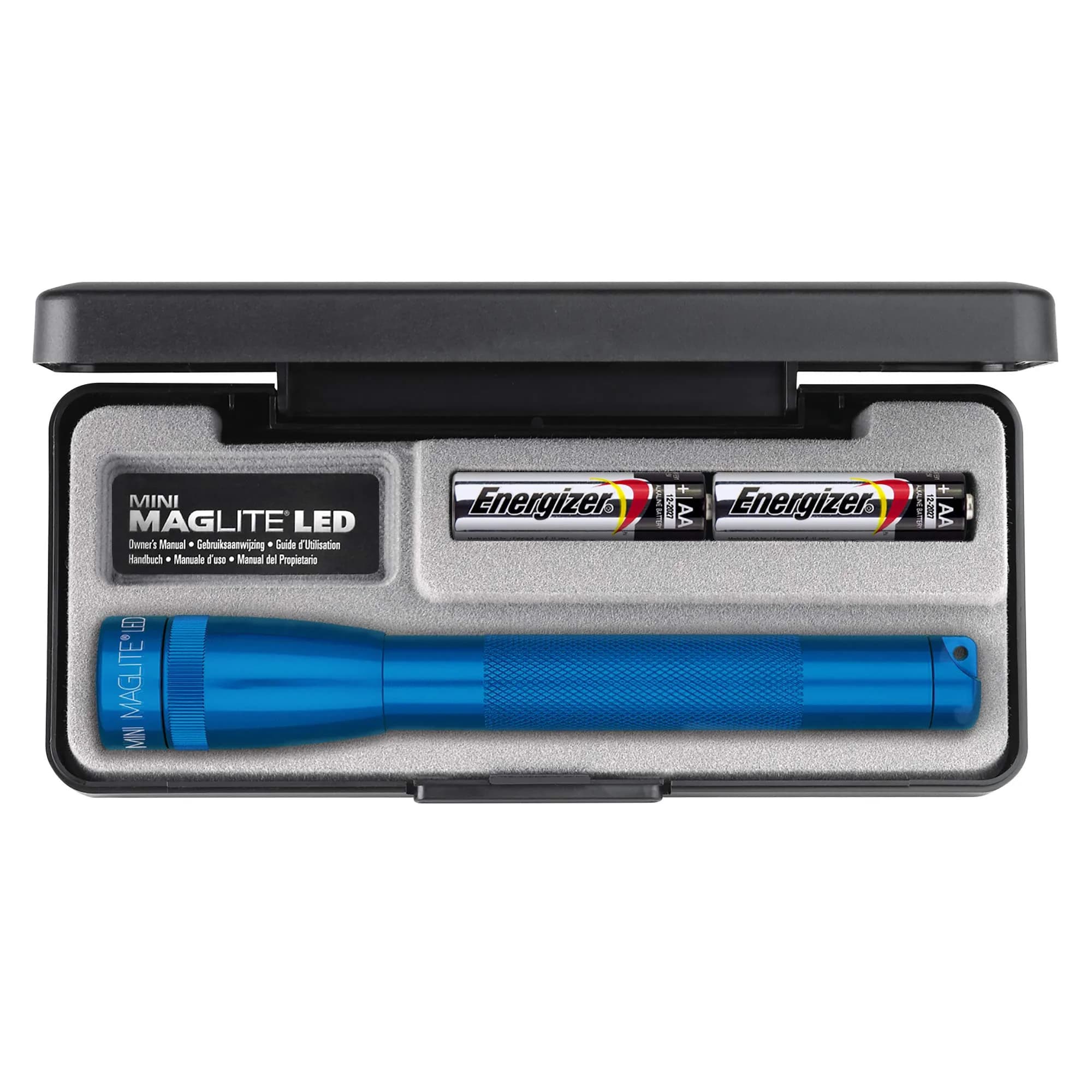 Maglite Mini LED 2-Cell AA Flashlight Blue | 127 Lumens, 25-Hour Runtime - main product image