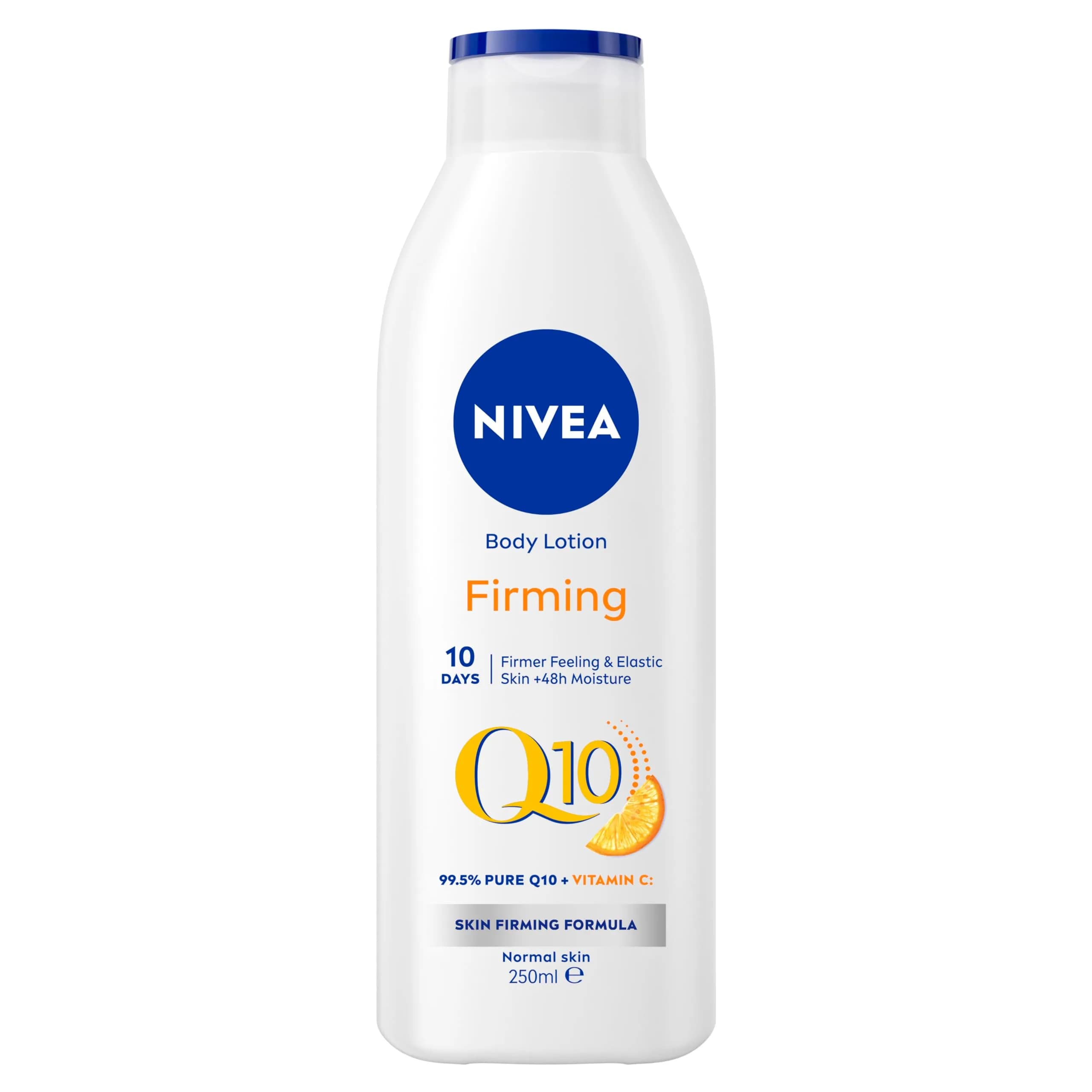 NIVEA Q10 Energy Plus Firming Body Lotion 250ml (8.5 Fl Oz) | Dermatologically Approved for Firmer Skin - main product image