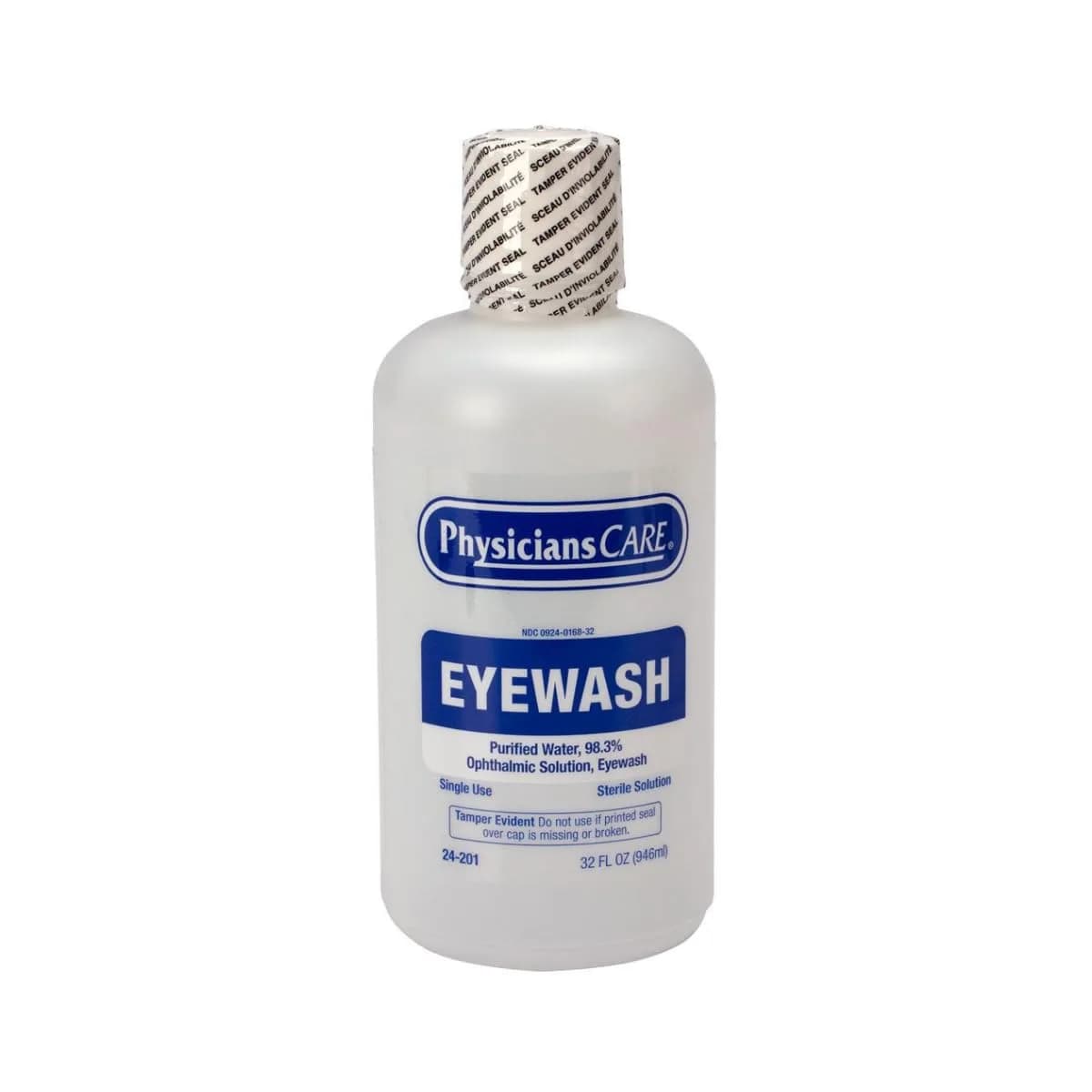 PhysiciansCare Eye Wash Solution 32oz | Sterile Buffered Isotonic Eye Rinse for Relief - main product image