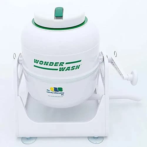 The Laundry Alternative WonderWash Manual Hand Clothes Washer (White) | Compact & Non-Electric for Apartments - main product image
