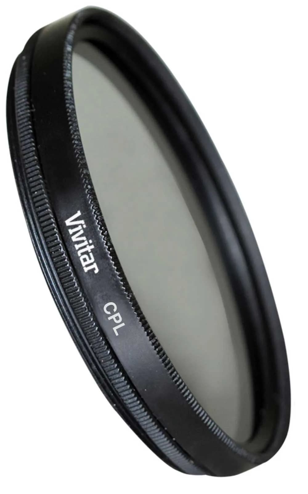 Vivitar CPL62 62mm Circular Polarizing Filter | Multi-Coated Lens Accessory for DSLR & 35mm Cameras
