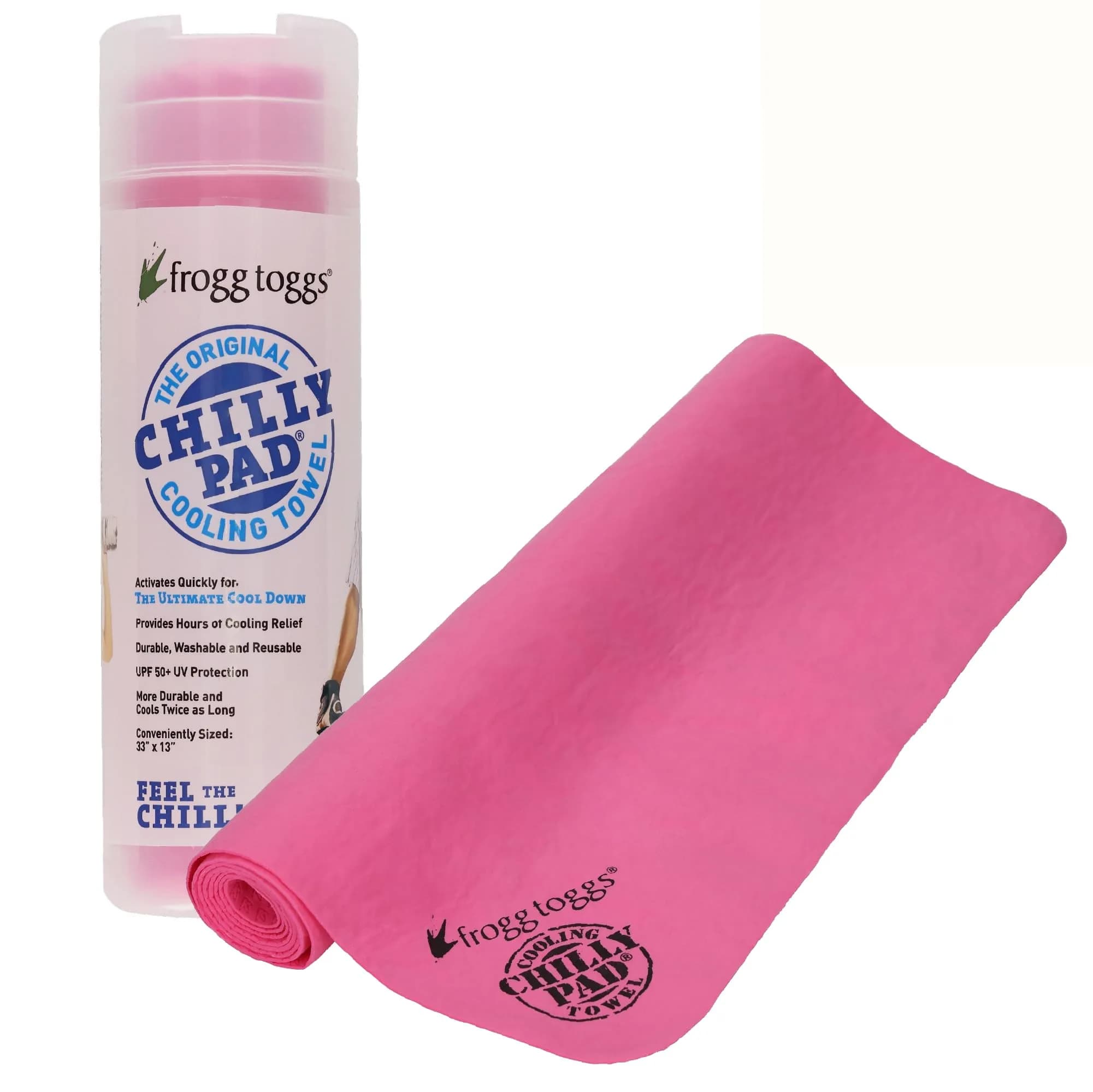FROGG TOGGS Chilly Pad Cooling Towel 33x13 cm (13x5 in) | Instant Cooling Relief for Sports & Outdoors