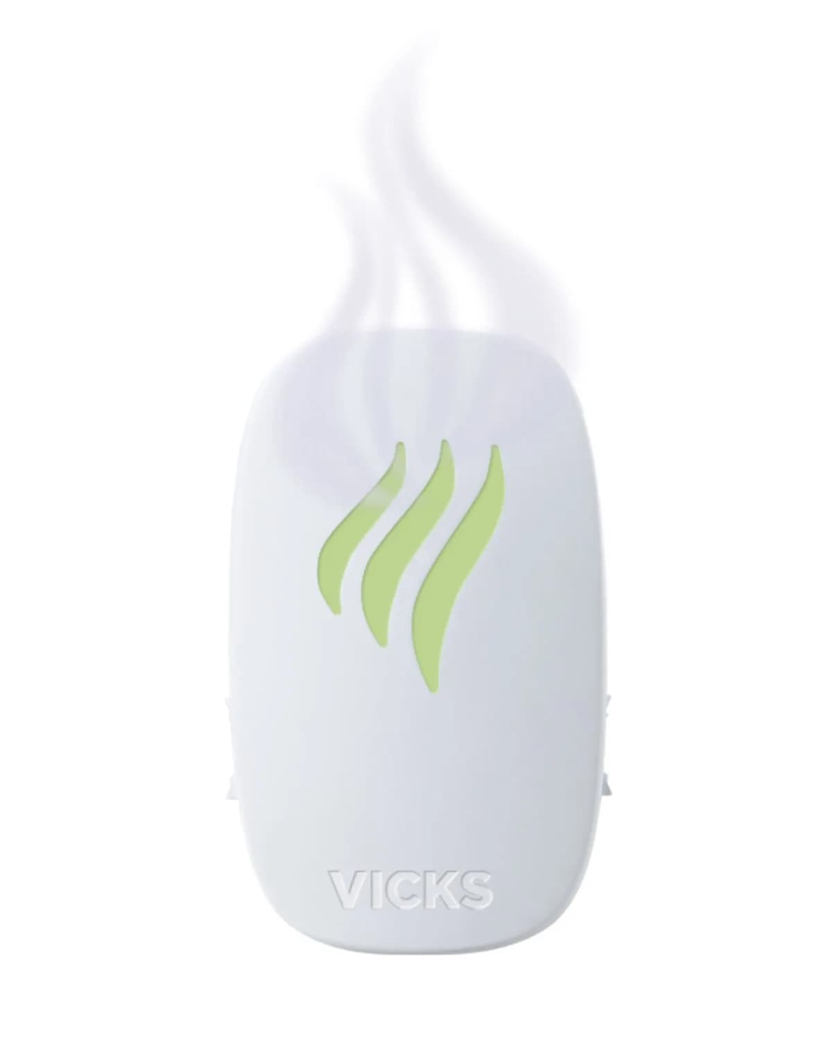 Vicks Waterless Vaporizer with Nightlight | Soothing Menthol Vapors for Cold & Congestion Relief (Pack of 1, White) - main product image