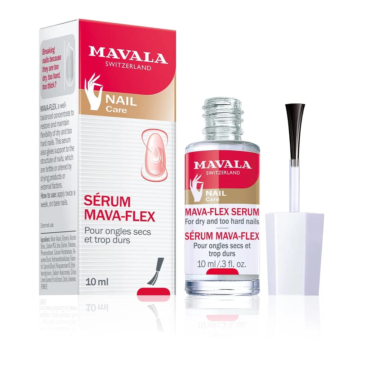 Mavala Mava Flex for Dry, Hard Nails 0.34oz | Restores Flexibility & Shine - main product image