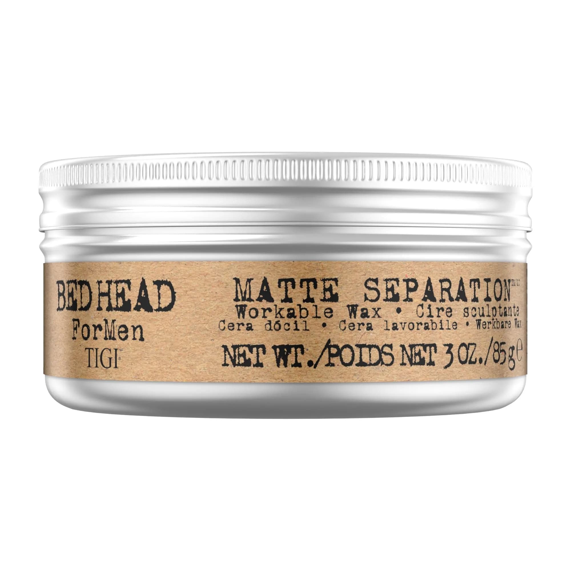 TIGI Bed Head for Men Matte Separation Workable Wax 88ml (3 Ounce) | Firm Hold, Matte Finish - main product image