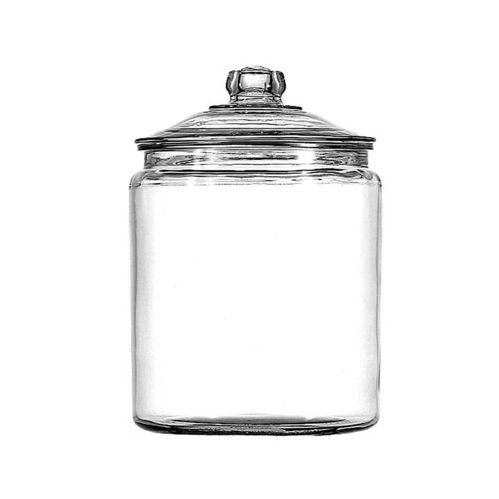 Anchor Hocking Heritage Hill Glass 0.5 Gallon Storage Jar | Classic Kitchen Storage