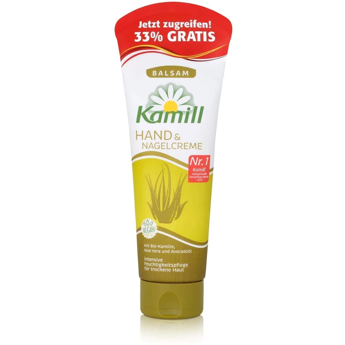 Kamill Hand & Nail Cream 100 ml | Moisturising, Dermatologically Approved, Aloe Vera