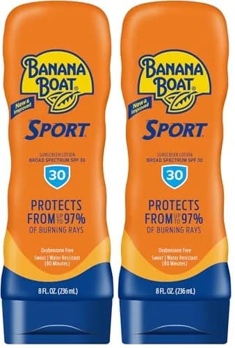 Banana Boat Sport Ultra SPF 30 Sunscreen Lotion 235ml (8 Fl Oz) | Sweat & Water Resistant Sun Care - main product image