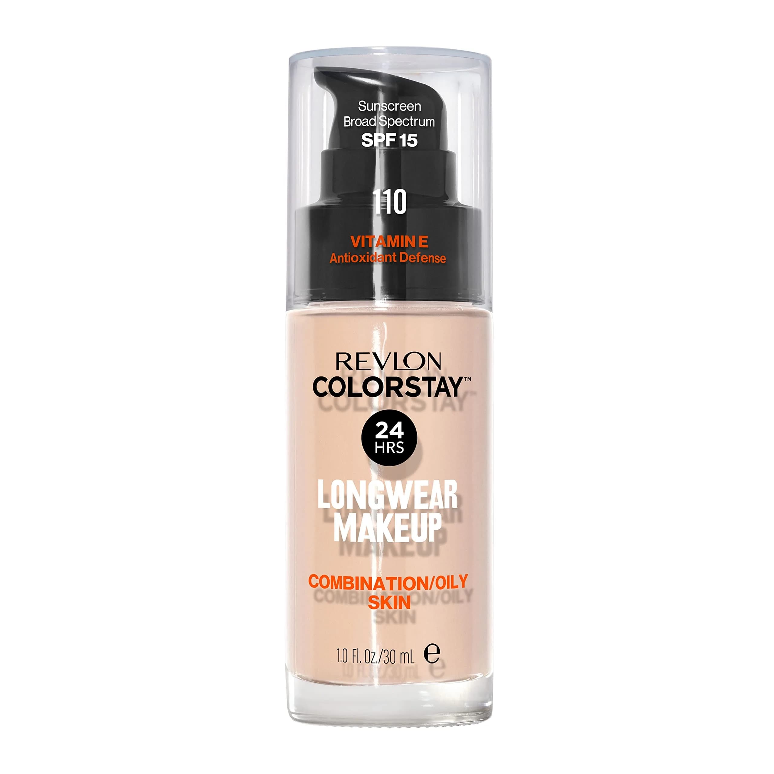 Revlon Colorstay Longwear Foundation for Combination/Oily Skin, 29.57 ml (1 fl oz) | Matte Finish, 24-Hour Wear - main product image