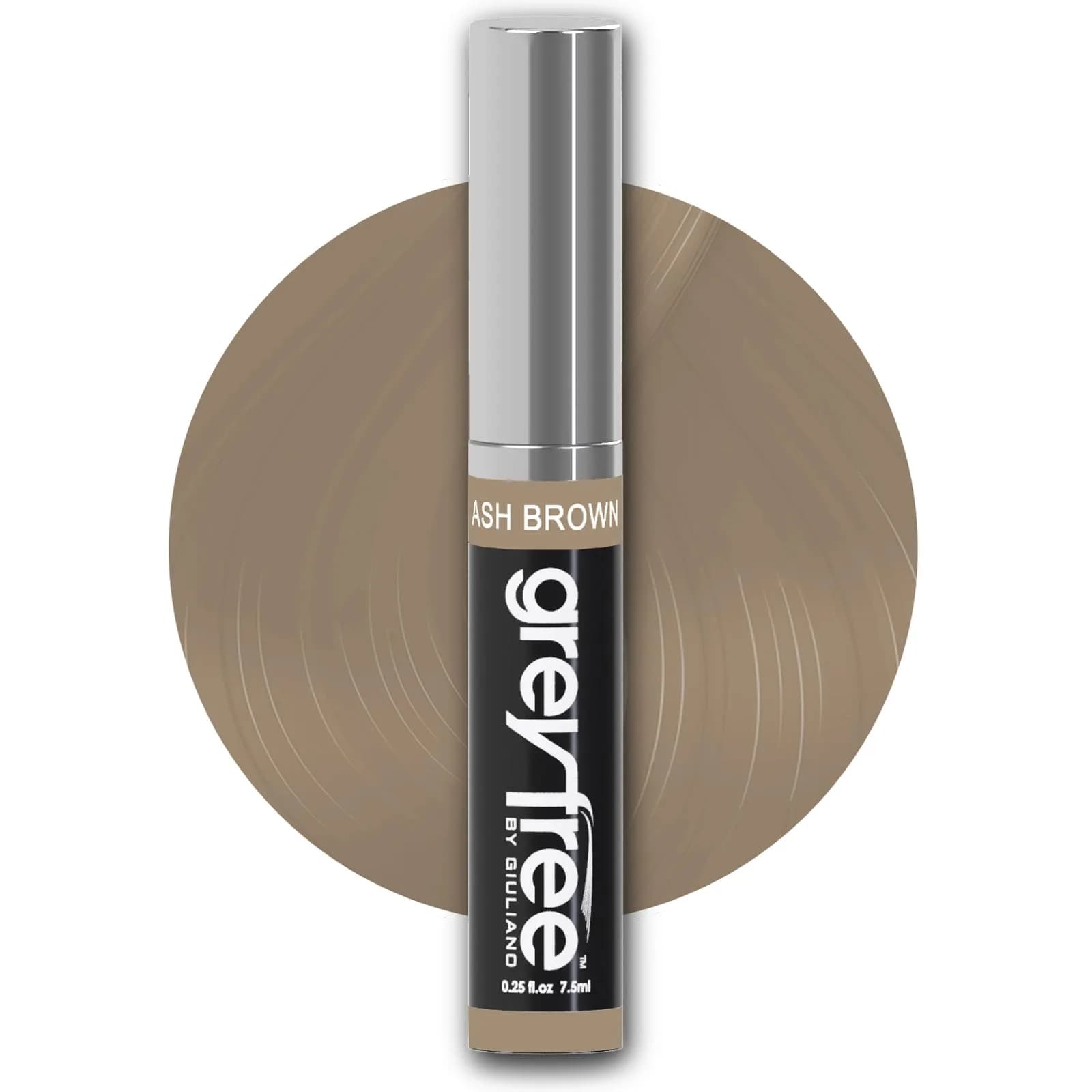 Greyfree Ash Brown Hair Mascara Root Touch-Up Wand | Temporary Gray Coverage for Roots, Brows & Beard - main product image