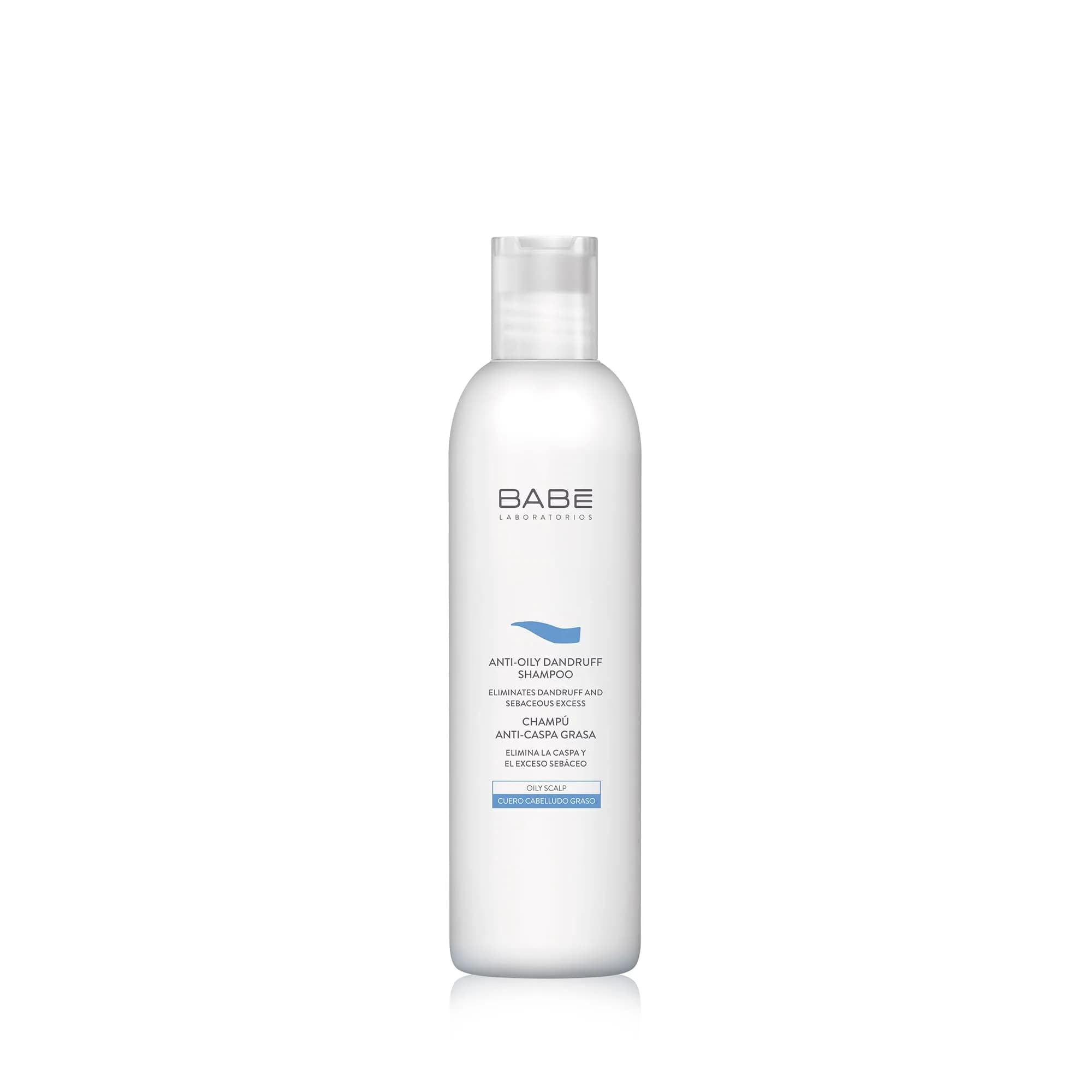 LABORATORIOS BABE Babe Anti-oily Dandruff Shampoo 250ml | Controls Flakes & Oil, Supports Scalp Balance