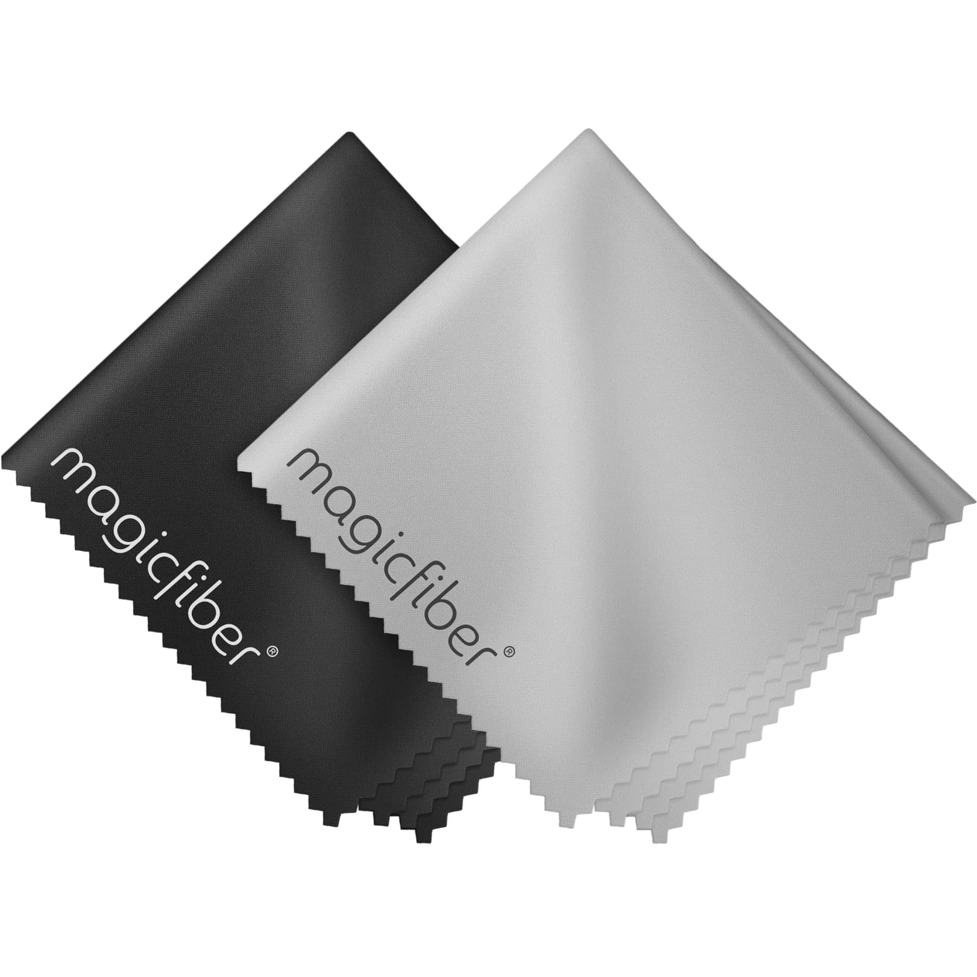 MagicFiber Microfiber Cleaning Cloths (2-Pack, 15cm x 18cm) | Streak-Free Clarity for Screens & Lenses - main product image
