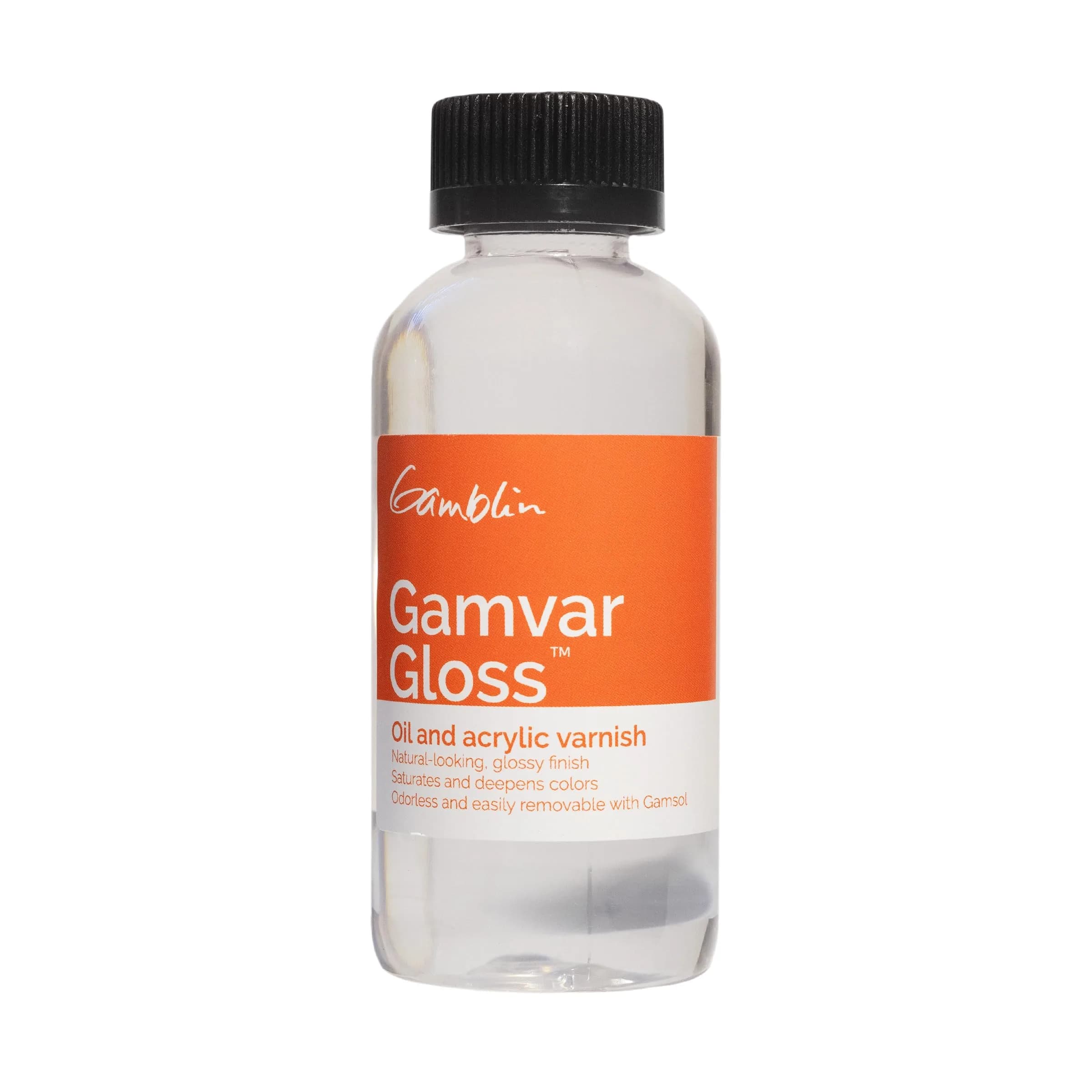 Gamblin Gamvar Picture Varnish 4.2oz | Virtually Odorless, Semi-Gloss Finish, Protects & Enhances Colors - main product image