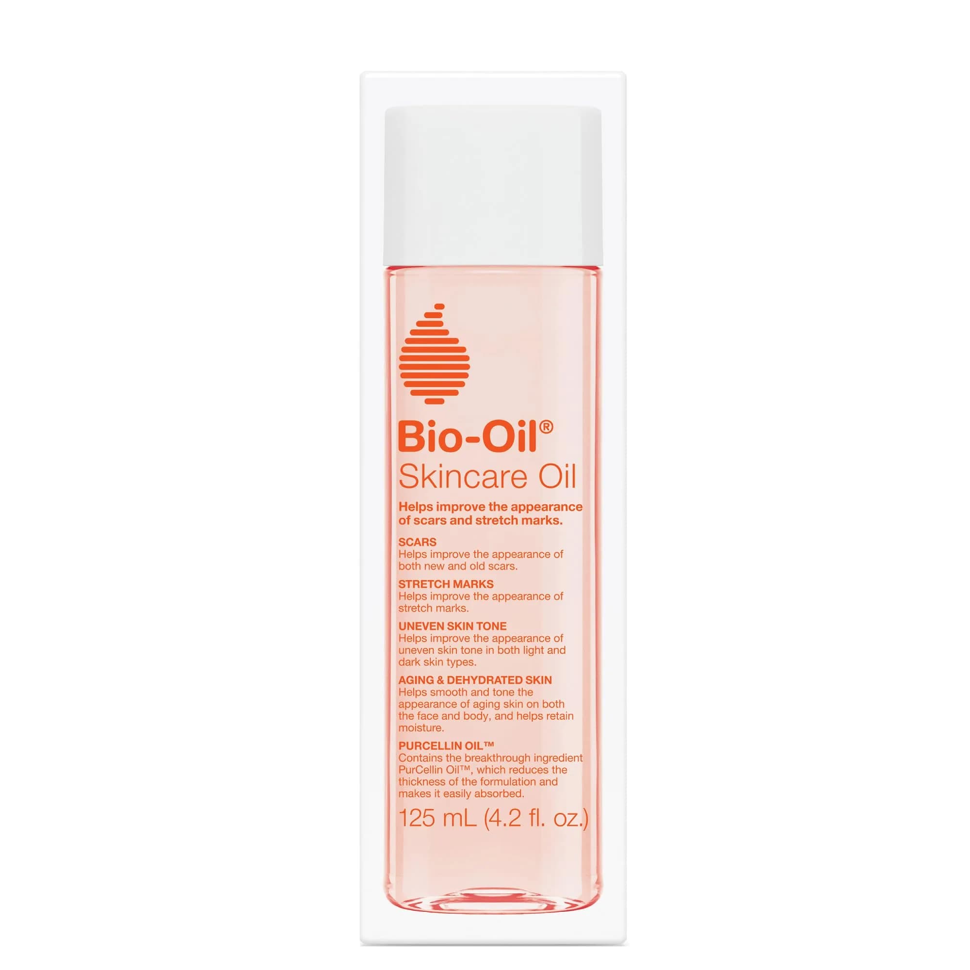 Bio-Oil Skincare Body Oil Serum 125 ml (4.2 Fl Oz) | Dermatologist Recommended for Scars & Stretch Marks - main product image