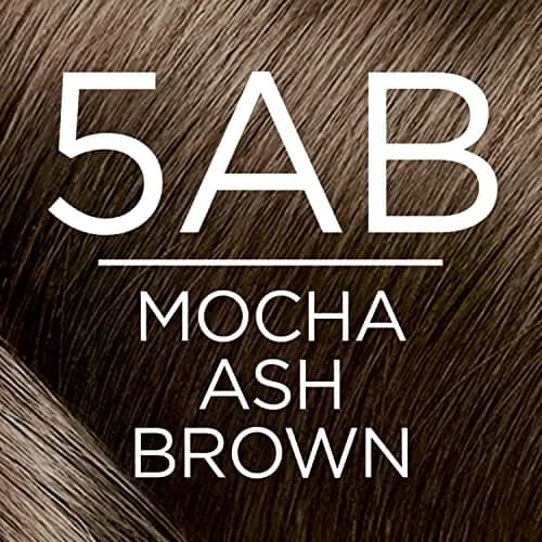 L'Oreal Paris Excellence Crème Permanent Hair Dye 5AB Mocha Ash Brown | Triple Care Color with Hyaluronic Acid - main product image