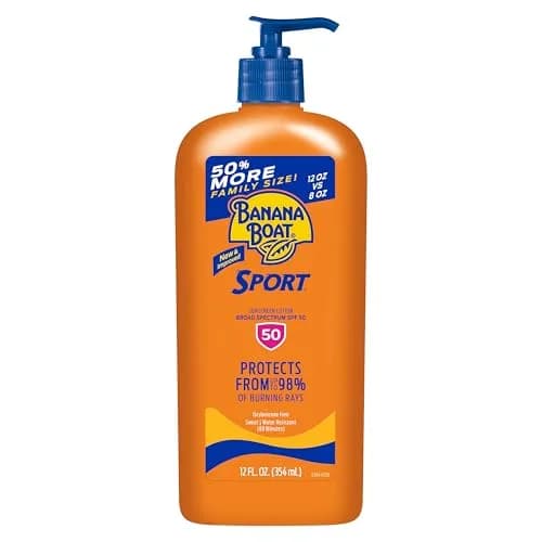 Banana Boat Sport Ultra SPF 50 Sunscreen Lotion 12oz | Sweat & Water Resistant 80 Min - main product image