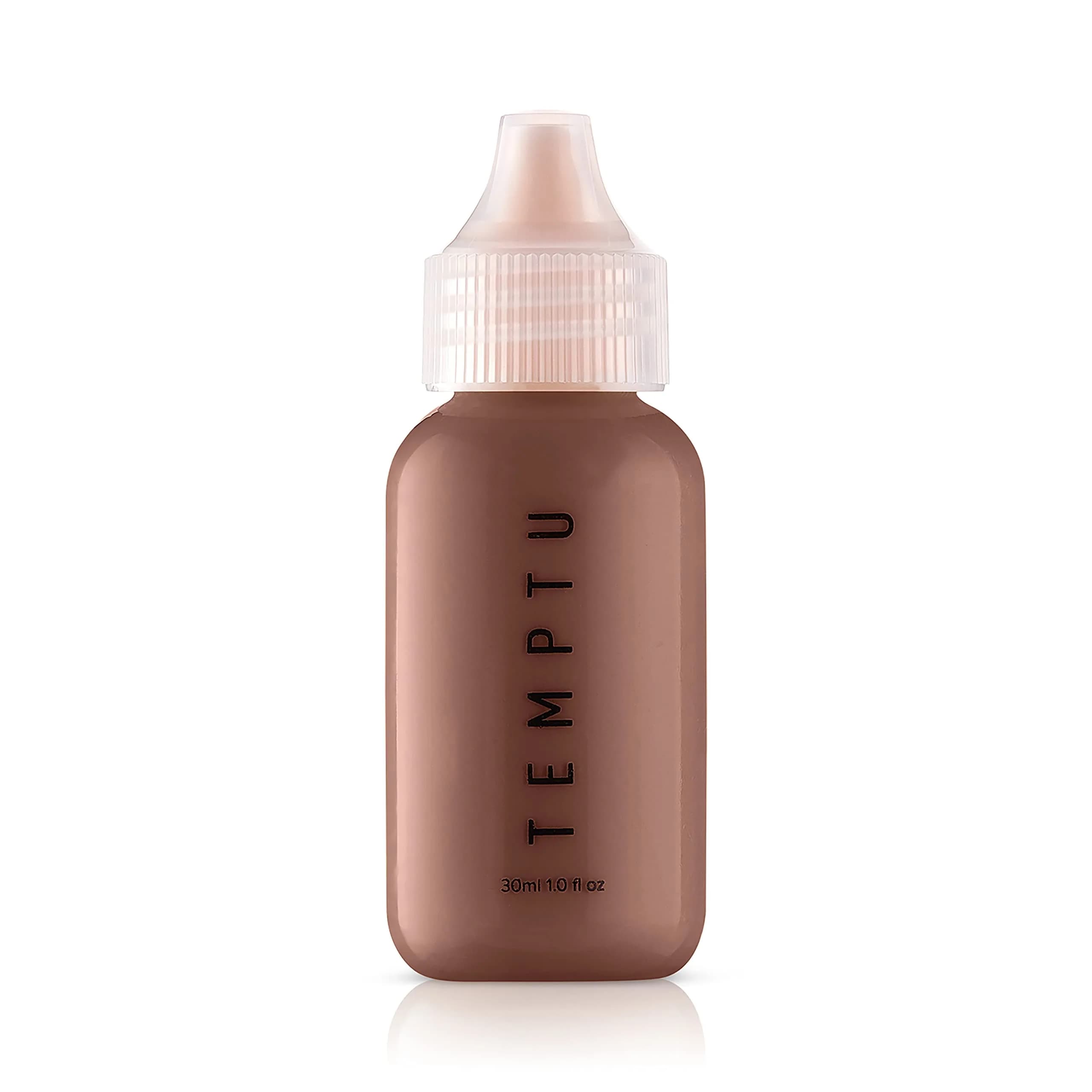 TEMPTU S/B Silicone-Based Airbrush Foundation - 010 Cappuccino 1 Fl Oz | Dewy, Long-Lasting, Custom Shades