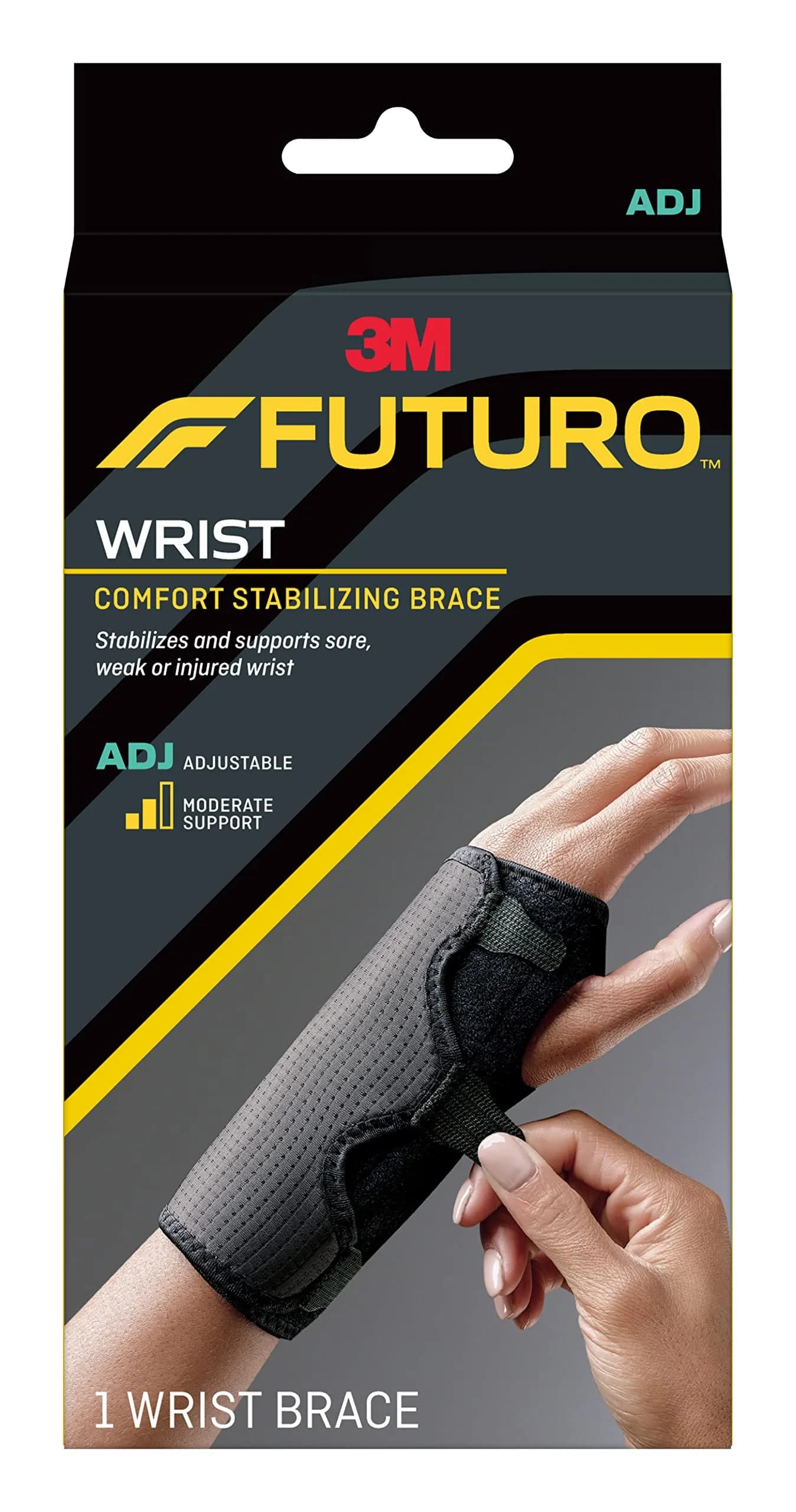 Futuro Comfort Stabilizing Wrist Brace 10770ENR | Adjustable Support for Weak & Injured Wrists - main product image