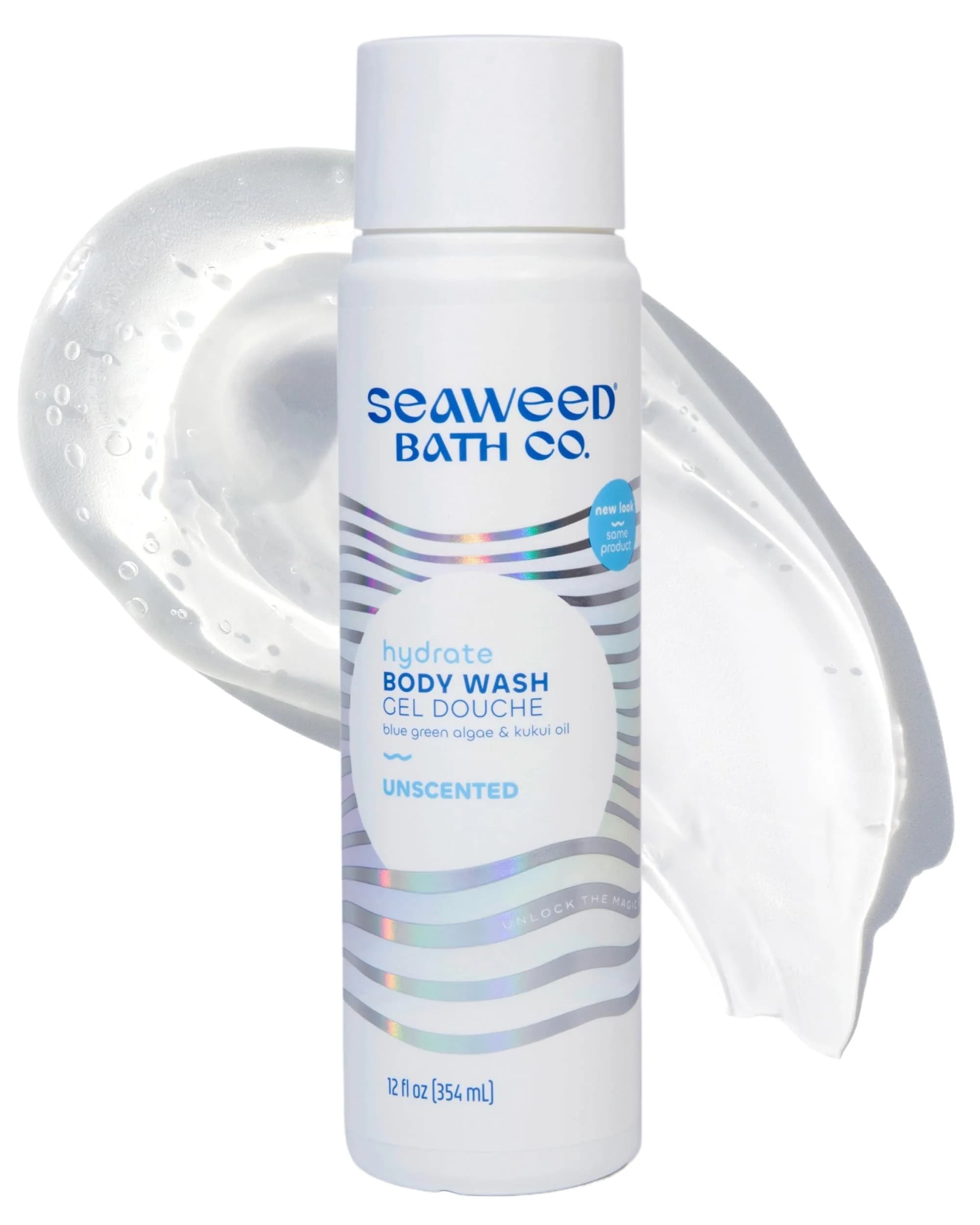 The Seaweed Bath Co. Hydrate Body Wash Unscented 12 oz | Nourishing Seaweed & Algae