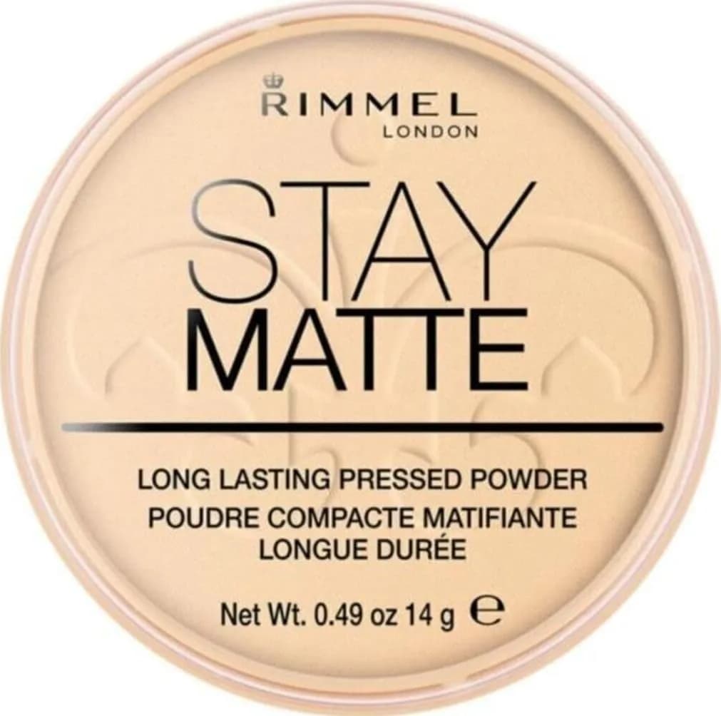Rimmel Stay Matte Pressed Powder 0.49oz | High Coverage, Shine Control, Humidity-Proof - main product image