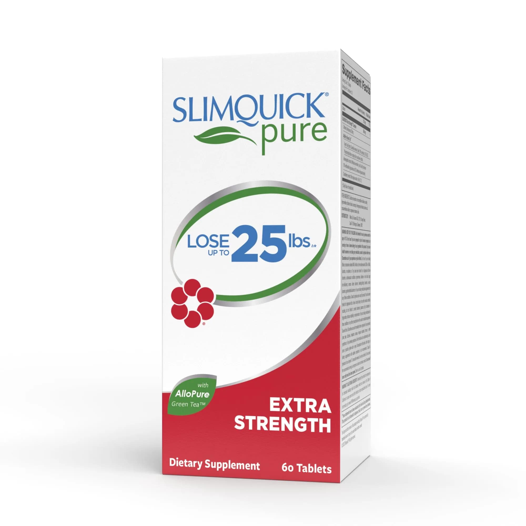 SlimQuick Pure 3X Regular Strength Pill for Women | Supports Weight Goals & Fat Breakdown - main product image