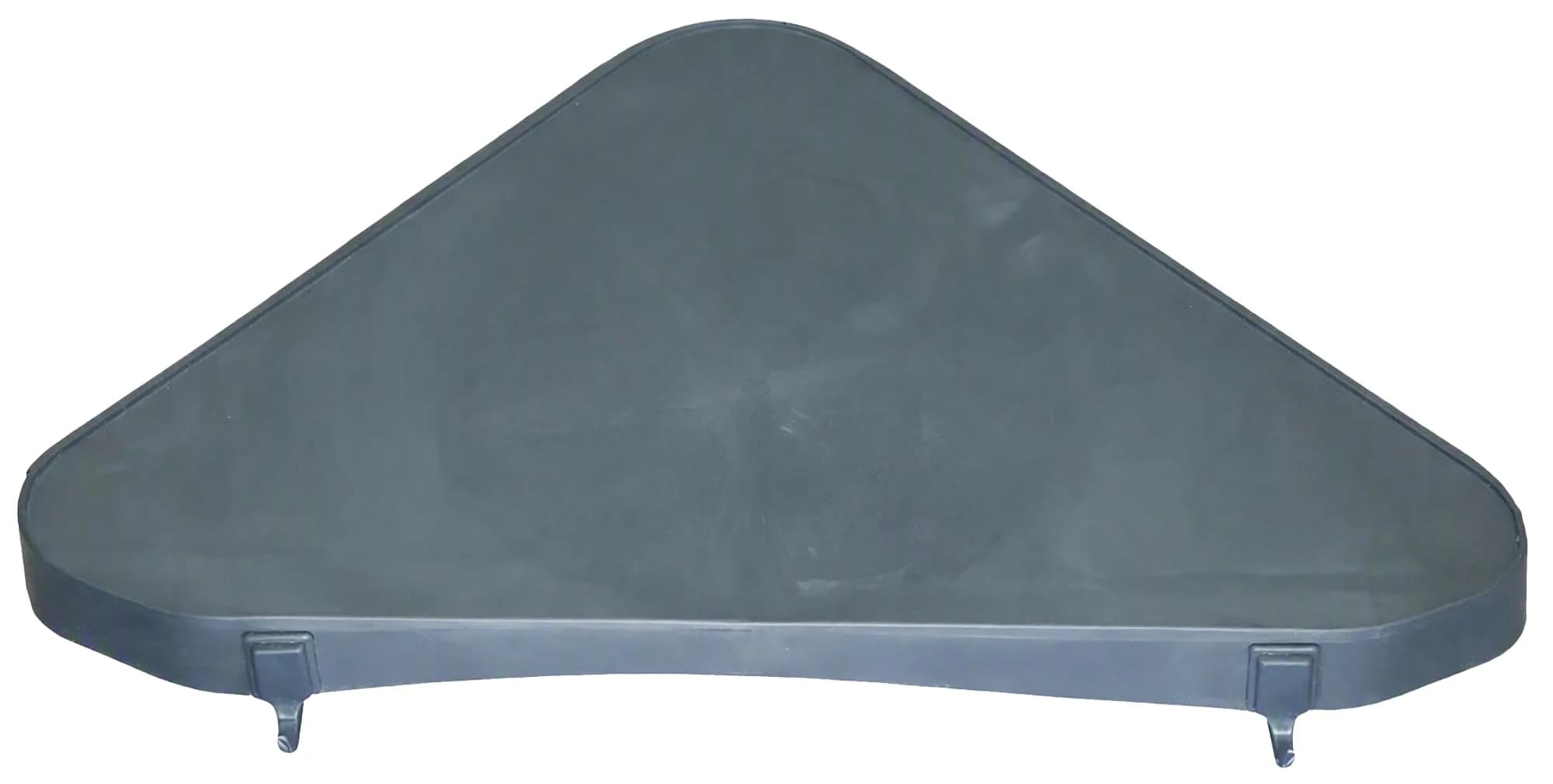 Officemate Verticalmate Corner Shelf Slate Gray 37cm (14.5in) | Mounts to Cubicle, Wall, or Metal Surfaces - main product image