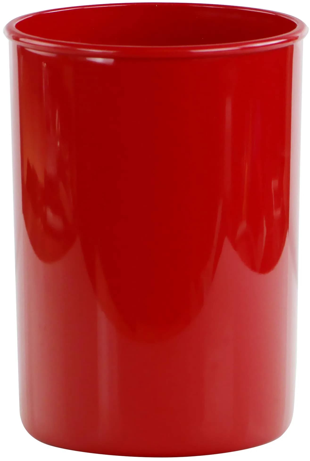 Reston Lloyd Calypso Basics Plastic Utensil Holder, Red | Brighten Kitchen & Organize Utensils