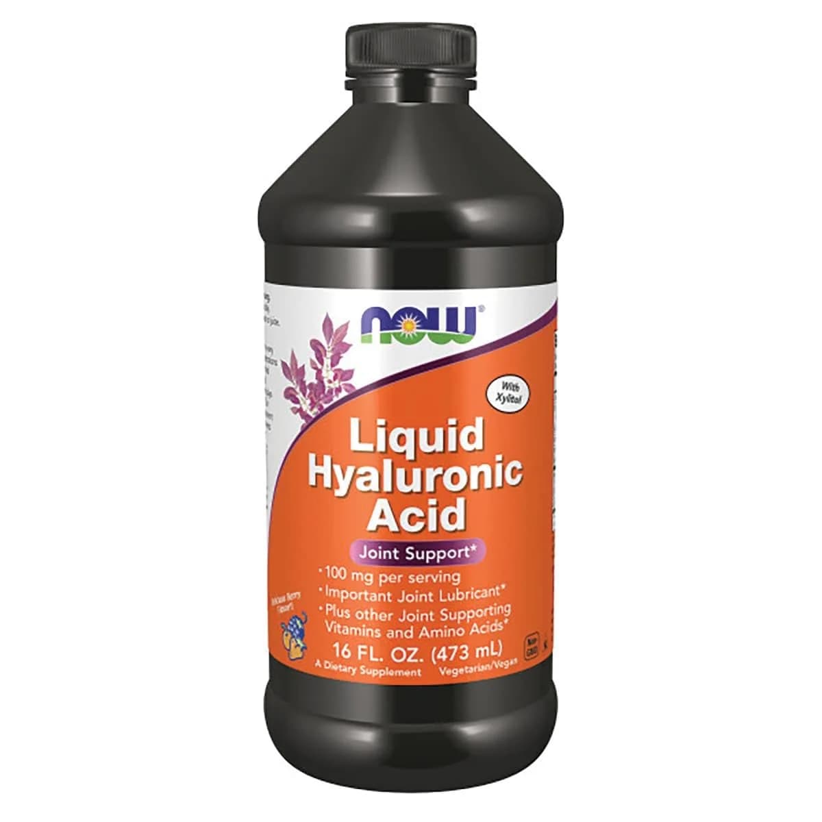 Now Foods Liquid Hyaluronic Acid 100mg | 16 Fl Oz | Supports Skin & Joints