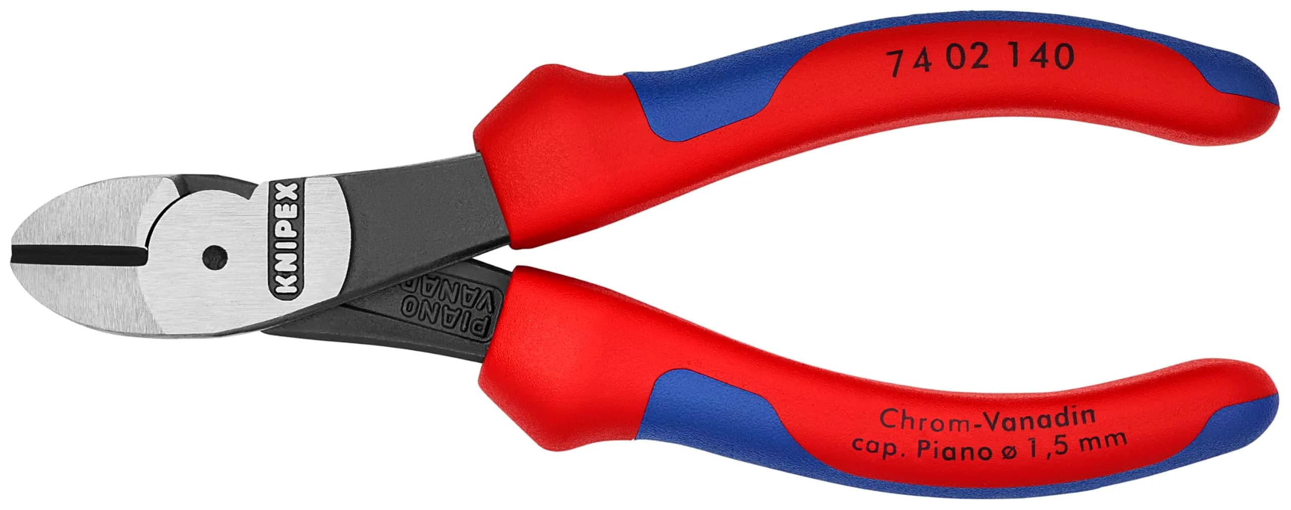 KNIPEX 74 02 180 Comfort Grip High Leverage Diagonal Cutters | Precision Wire Cutting (110 characters)