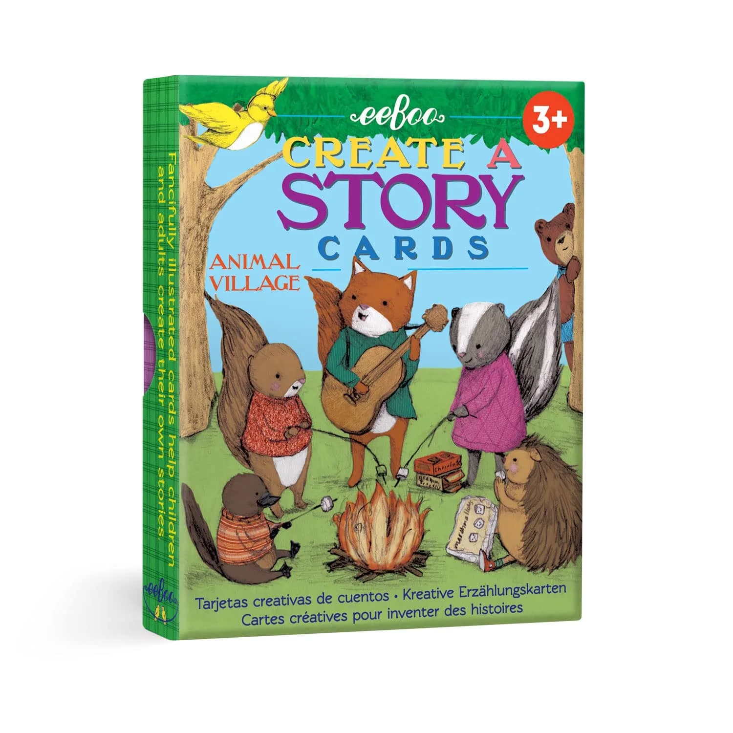 eeBoo Animal Village Create a Story Pre-Literacy Cards 36 Cards | Encourages Imagination for Ages 3+ - main product image