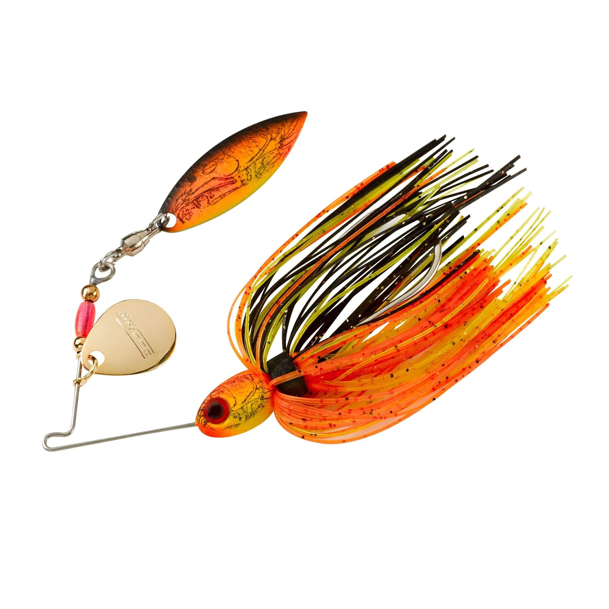 Booyah Pond Magic - Sunrise Craw - 3/16 oz - #0 Colorado/#3 Willow | Fish with Real Craw Action