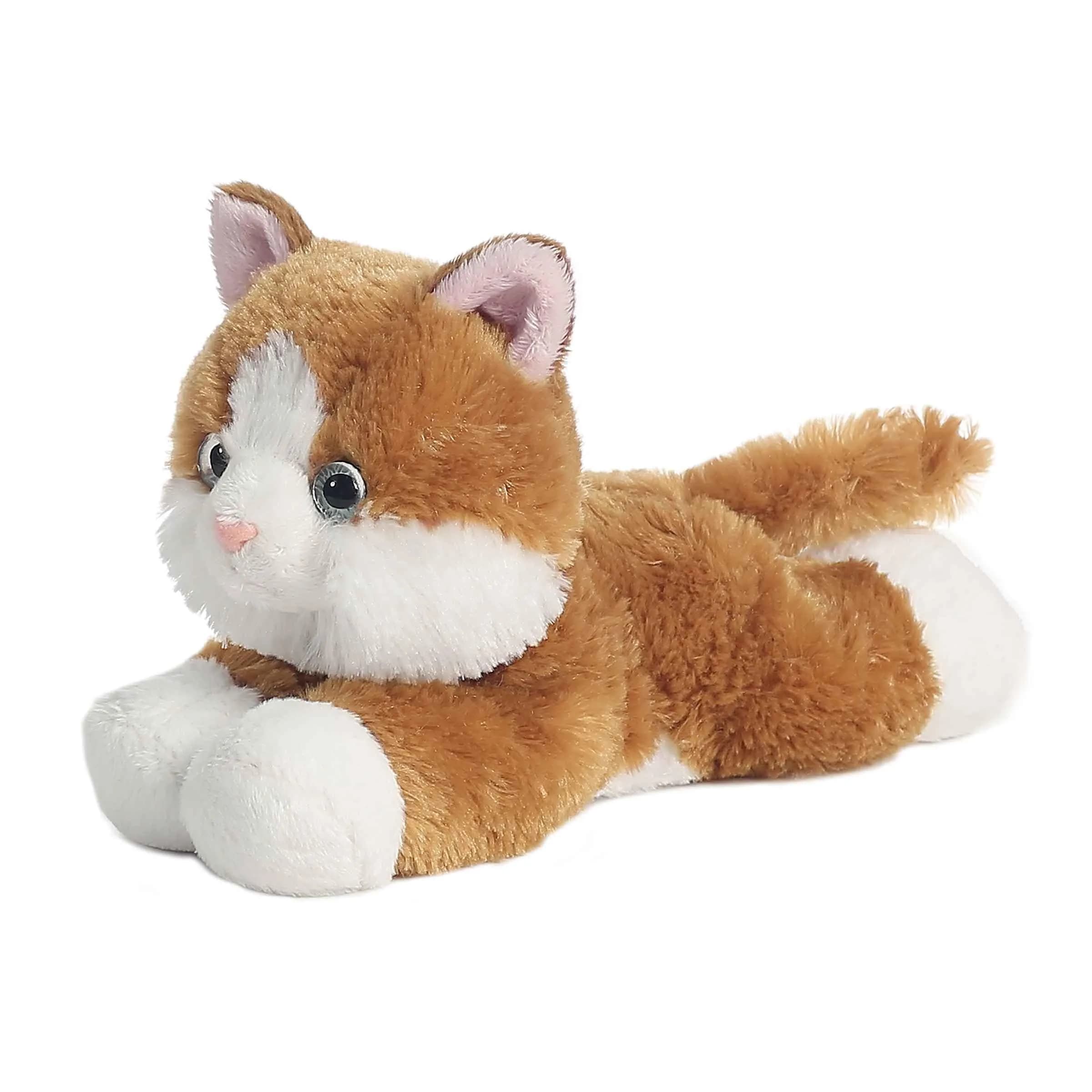 Aurora Sunshine Tabby Stuffed Animal 8-Inch Plush Toy | Soft, Cute, and Safe for All Ages - main product image