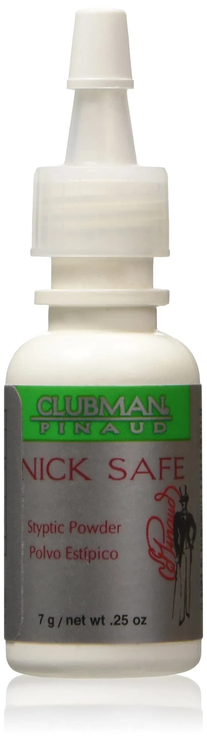 Clubman Nick Safe Styptic Powder 7 ml (0.25 oz) | Stops Bleeding Fast