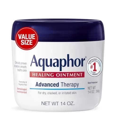 Aquaphor Advanced Therapy Healing Ointment Value Size Jar | Multi-Purpose Skin Protectant for Dry Skin - main product image