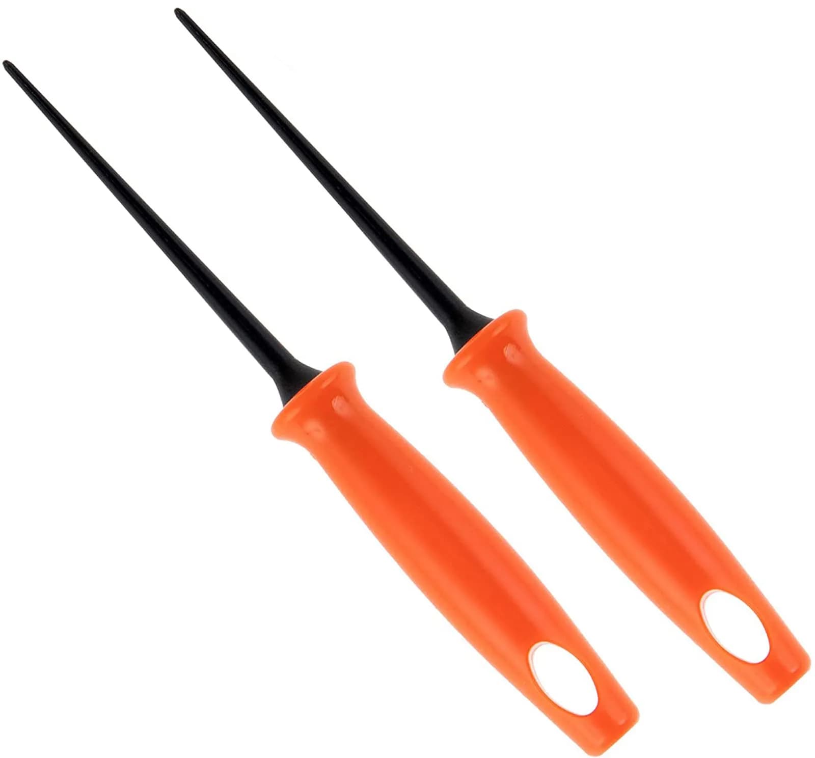 Shimomura Planning Octopus Picks, Flat Type, Set of 2, Orange | Scratch-Resistant Takoyaki Utensils