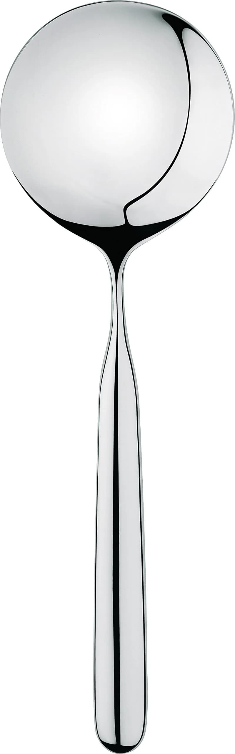 Alessi Risotto Serving Spoon in 18/10 Stainless Steel Mirror Polished, Silver | Elegant Italian Design for Dining - main product image