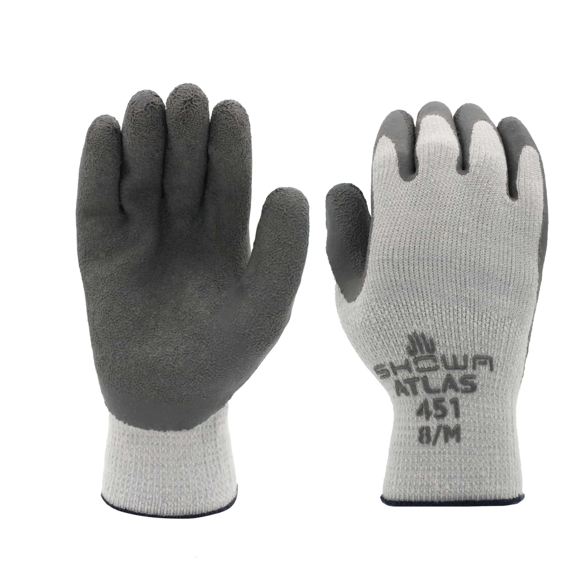 SHOWA Atlas 451 Winter Work Gloves Small | Insulated Heavy-Duty Hand Protection for Cold Weather