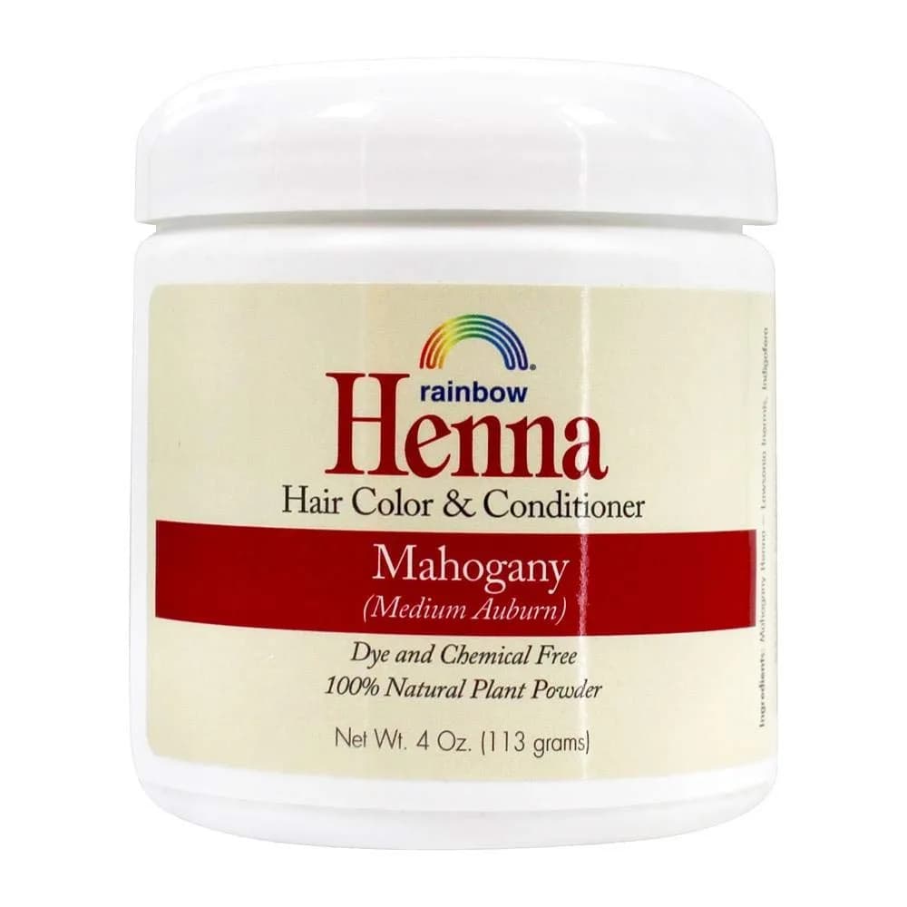 Rainbow Research Henna Hair Color and Conditioner Persian Mahogany Medium Auburn 118ml (4 Oz) | 100% Botanical Hair Color & Conditioner - main product image