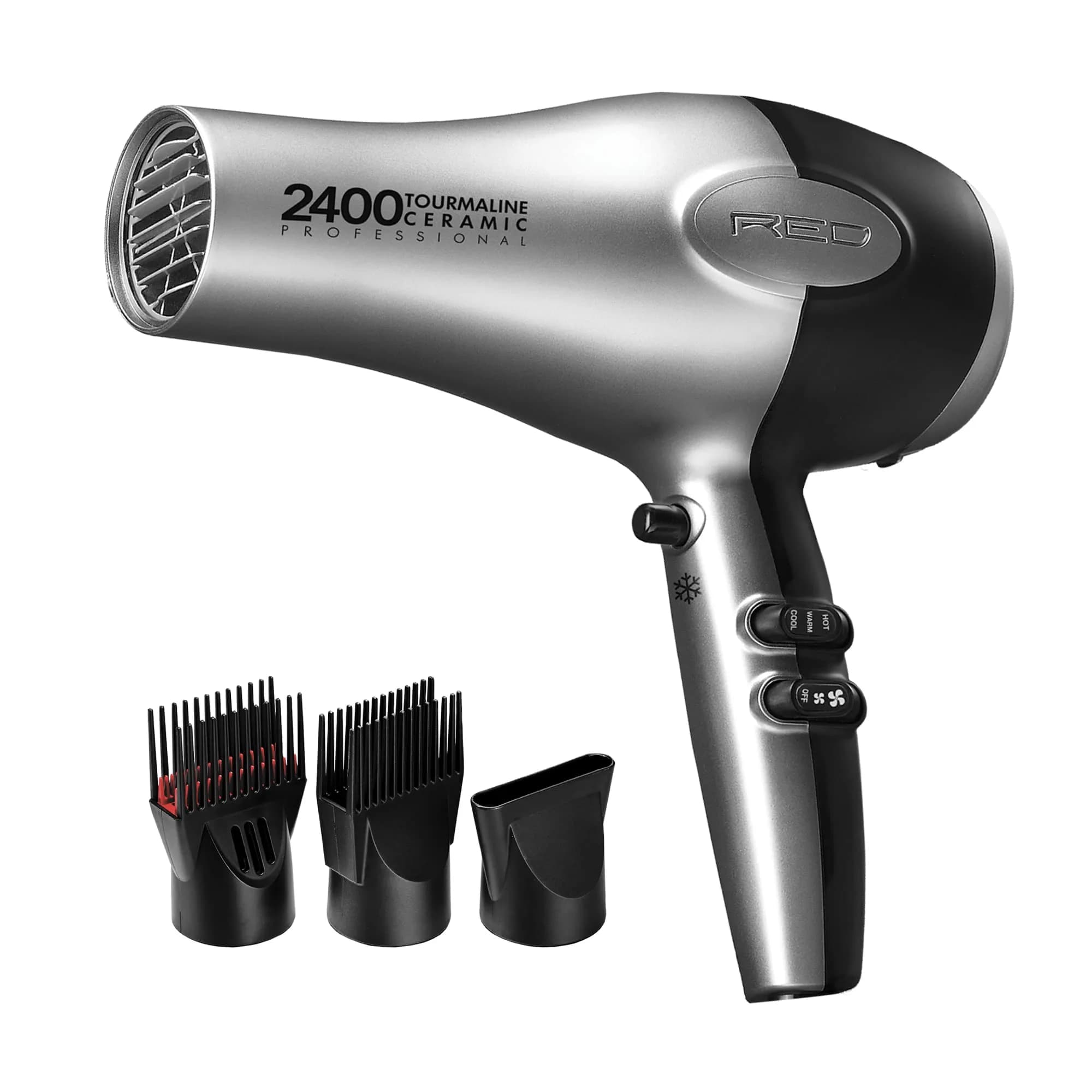 Red by Kiss Hair Dryer 2400W Tourmaline Ceramic | Salon-Quality Fast Drying - main product image