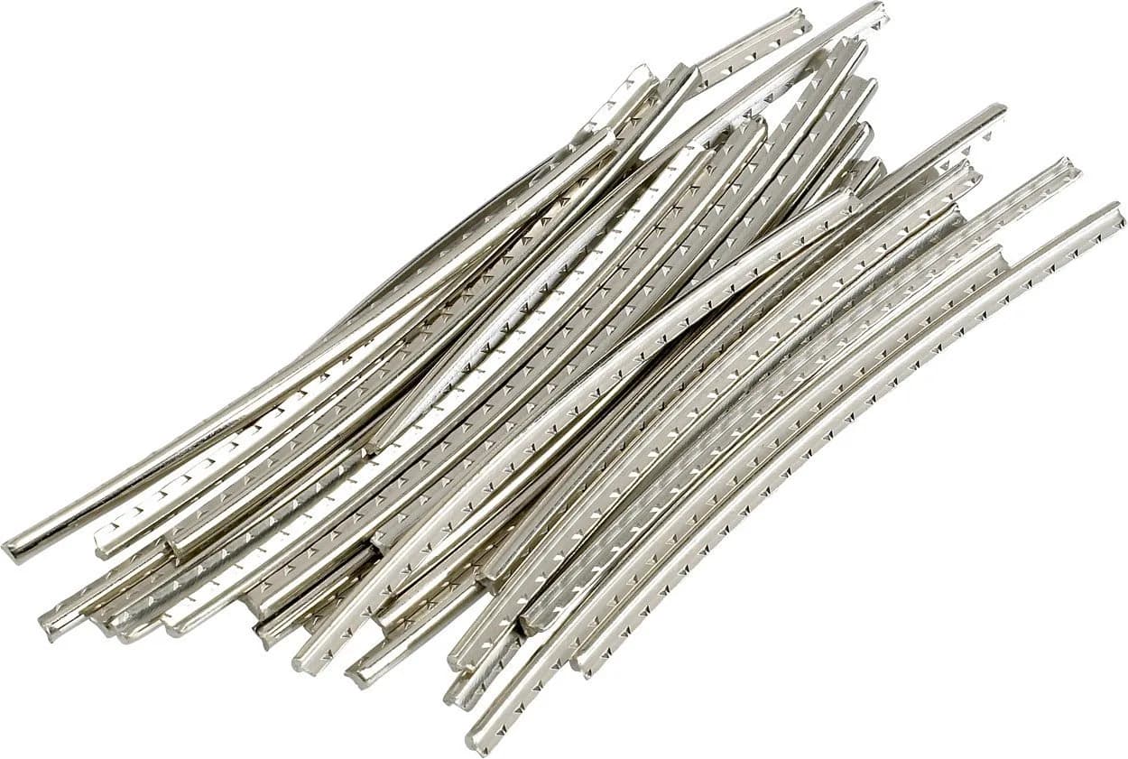 Fender Medium Jumbo Guitar Frets, Pack of 24 | Nickel Silver, Pre-cut & Radiused for 9.5" Radius - main product image
