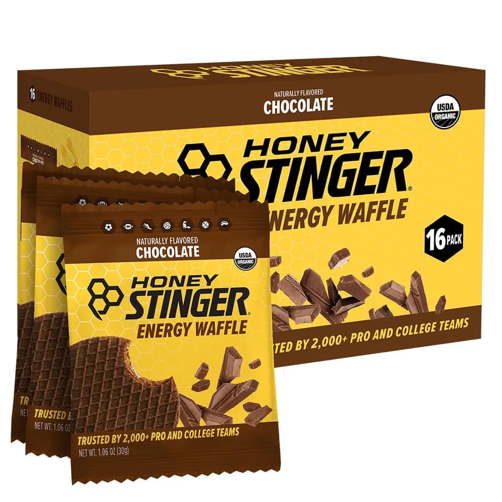 Honey Stinger Organic Chocolate Waffle Energy Stroopwafel 16 Count (454g/16oz) | USDA Organic Fuel for Exercise - main product image