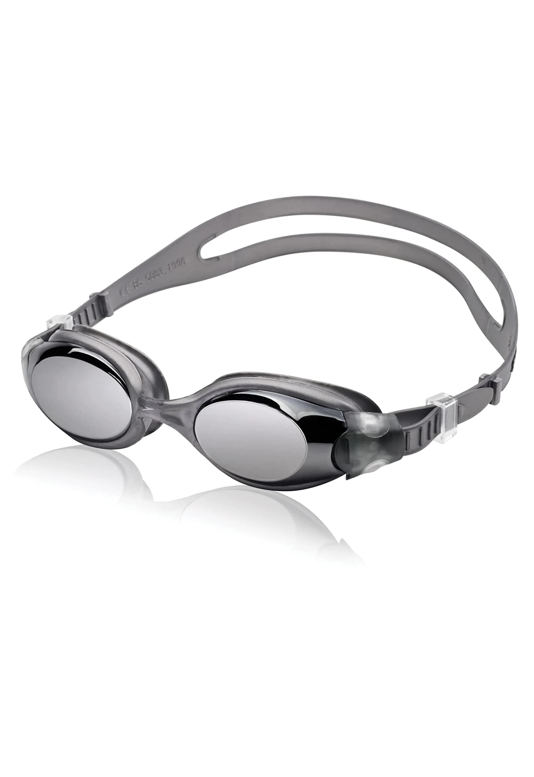 Speedo Unisex-Adult Swim Goggles Hydrosity | Mirrored Charcoal UV Anti-Fog - main product image
