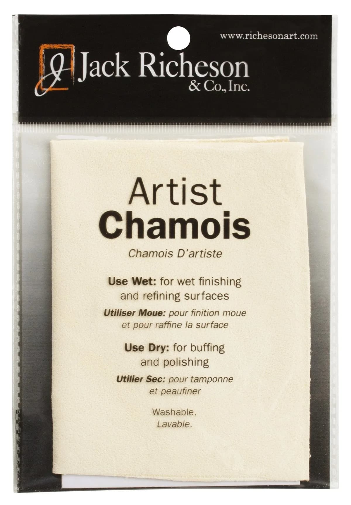Jack Richeson Artist Chamois 5" x 7" (12.7cm x 17.8cm) | Refine Surfaces & Polish - main product image