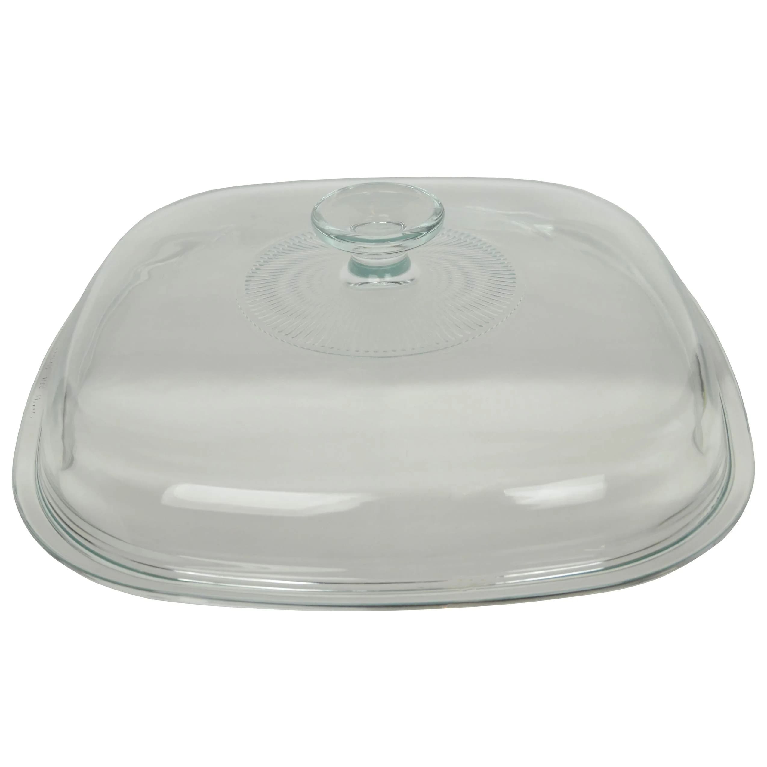 Pyrex Replacement Glass Lid for A-12 Casserole Dish | 10.5-inch Clear Oven & Microwave Safe Lid - main product image