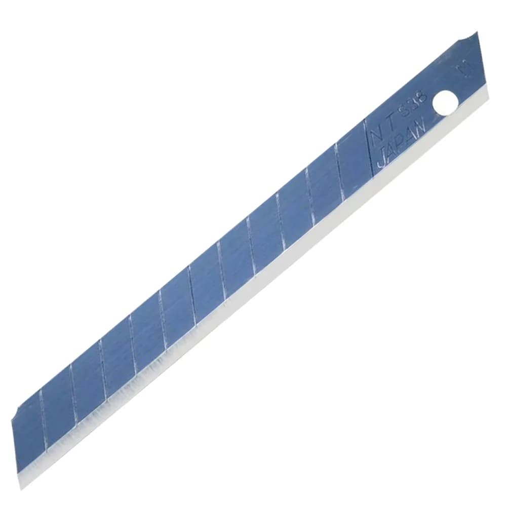 NT Cutter Extra-Sharp Black Snap-Off Utility Knife Blades 9mm (0.35 inch) 50-Blade Pack | Precision Cutting for Professionals - main product image